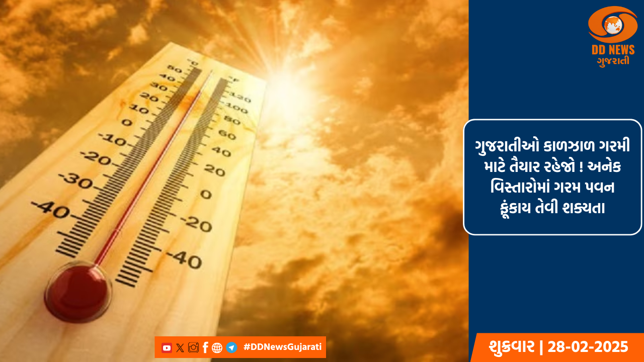 ગુજરાતીઓ કાળઝાળ ગરમી માટે તૈયાર રહેજો ! અનેક વિસ્તારોમાં ગરમ પવન ફૂંકાય તેવી શક્યતા