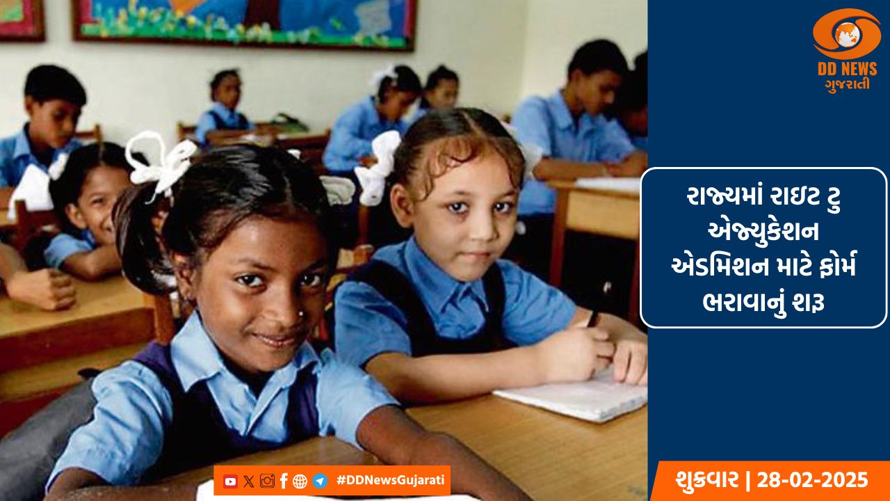રાજ્યમાં રાઇટ ટુ એજ્યુકેશન એડમિશન માટે ફોર્મ ભરાવાનું શરૂ
