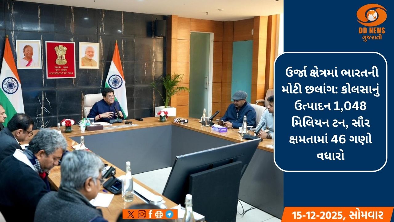 ભારતનું ઉર્જા ક્ષેત્ર વિશ્વ માટે એક ઉદાહરણ સ્થાપિત કરશે: પીયૂષ ગોયલ