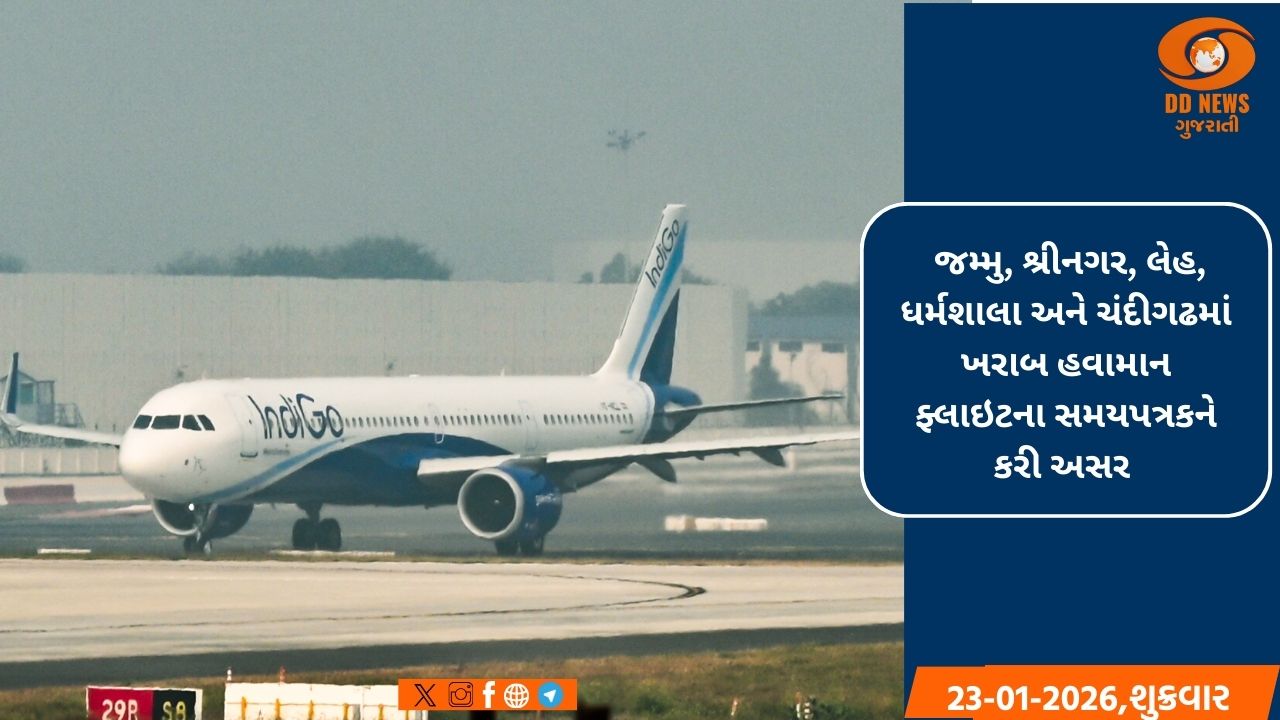 ઉત્તર ભારતમાં ખરાબ હવામાન ફ્લાઇટ્સને અસર ,ઇન્ડિગોએ મુસાફરોને સ્થિતિ તપાસવા કરી વિનંતી 