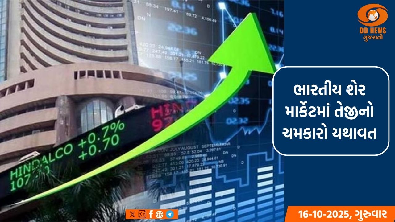 એશિયન માર્કેટના જોરે ભારતીય શેરબજારમાં પણ તેજીનો ચમકારો જોવા મળ્યો. 