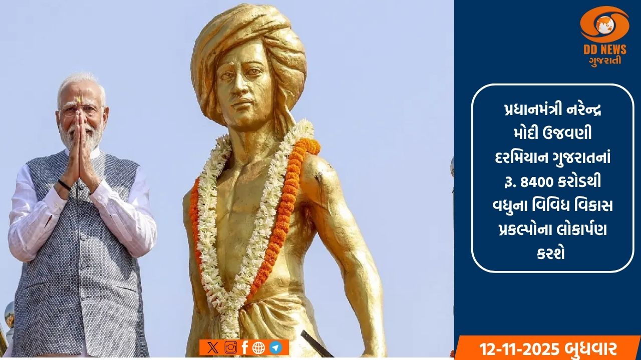 ભગવાન બિરસા મુંડાના150માં જન્મ જયંતી વર્ષ નિમિત્તે રાજ્યમાં વિવિધ કાર્યક્રમોનું આયોજન 
