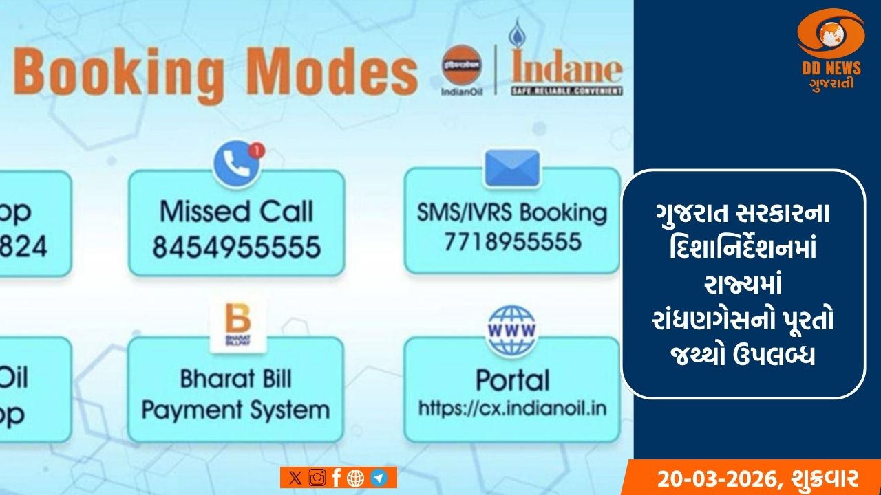 મોબાઇલના એક ક્લિકથી ઘરે આવશે સિલિન્ડર