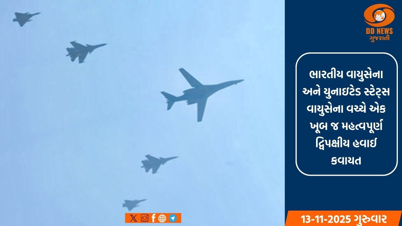 ભારત-અમેરિકન વાયુસેના સંયુક્ત કવાયતમાં કૌશલ્યનું પ્રદર્શન