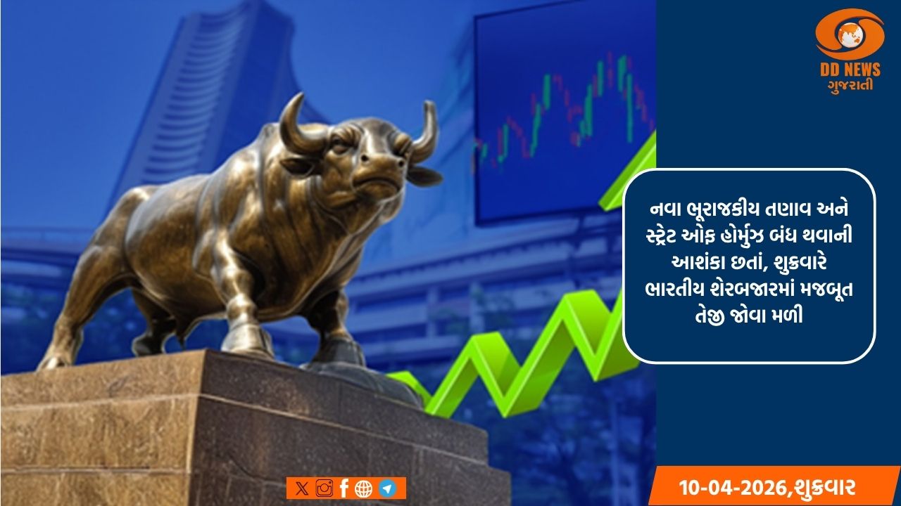 વૈશ્વિક સંકેતો પર શેરબજાર મજબૂત, નિફ્ટી 23,900 ને પાર