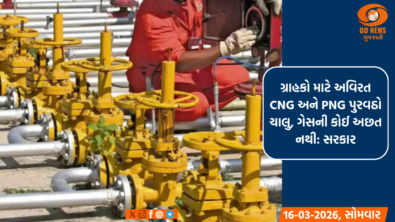 ગ્રાહકો માટે અવિરત CNG અને PNG પુરવઠો ચાલુ, ગેસની કોઈ અછત નથી: સરકાર