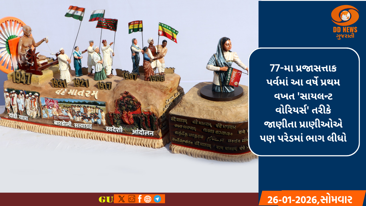 સીઆરપીએફની સહાયક કમાન્ડન્ટ સિમરન બાલાએ સીઆરપીએફની પુરુષોની કન્ટીજન્ટનું નેતૃત્વ કરી ગુજરાતને ગૌરવ અપાવ્યુ