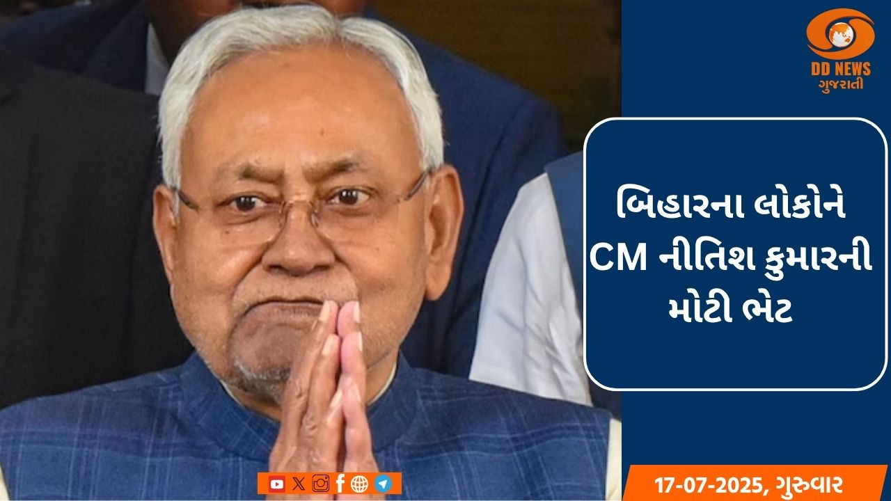 બિહારના લોકોને CM નીતિશ કુમારની મોટી ભેટ: 125 યુનિટ સુધી મફત વીજળીની જાહેરાત