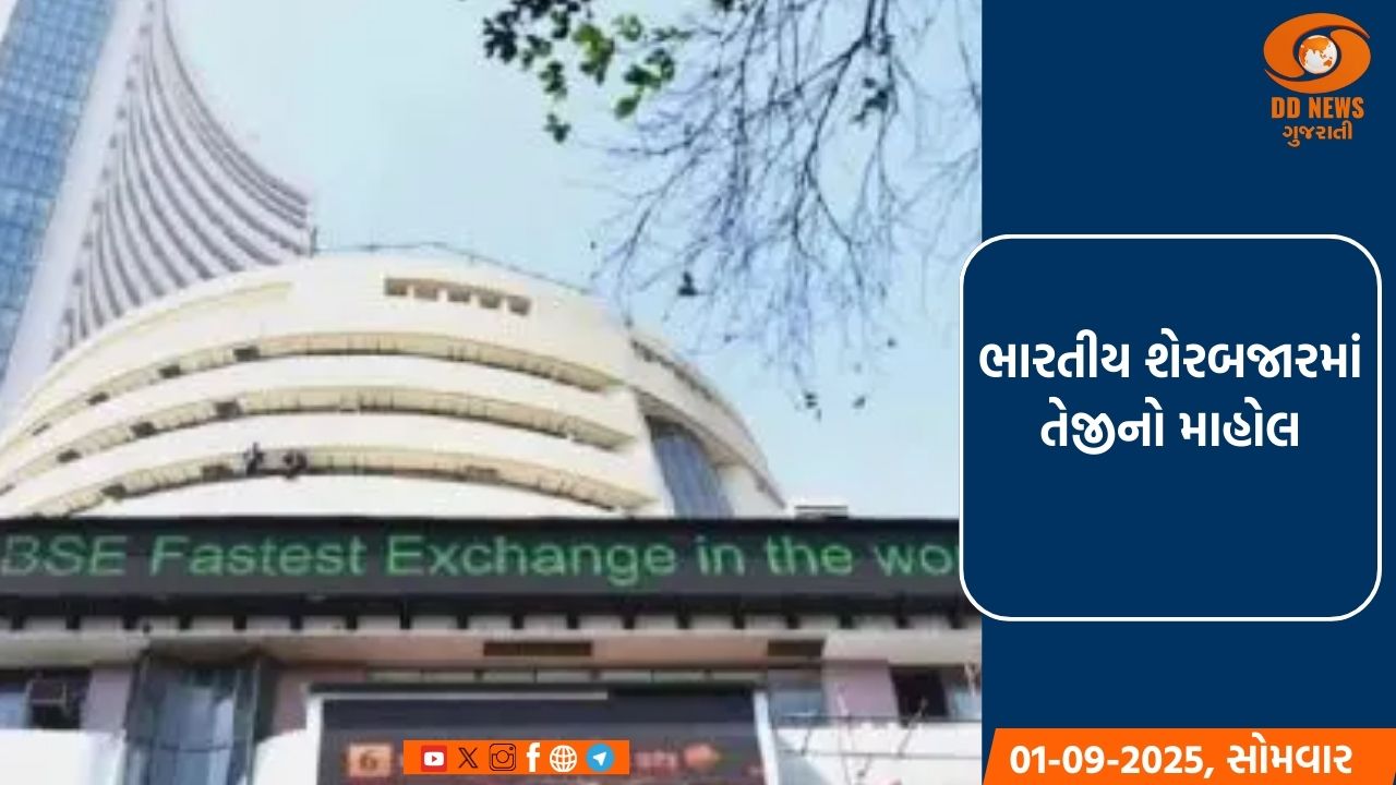 ભારતીય શેરબજારમાં તેજીનો માહોલ: સેન્સેક્સ 80,000ને પાર