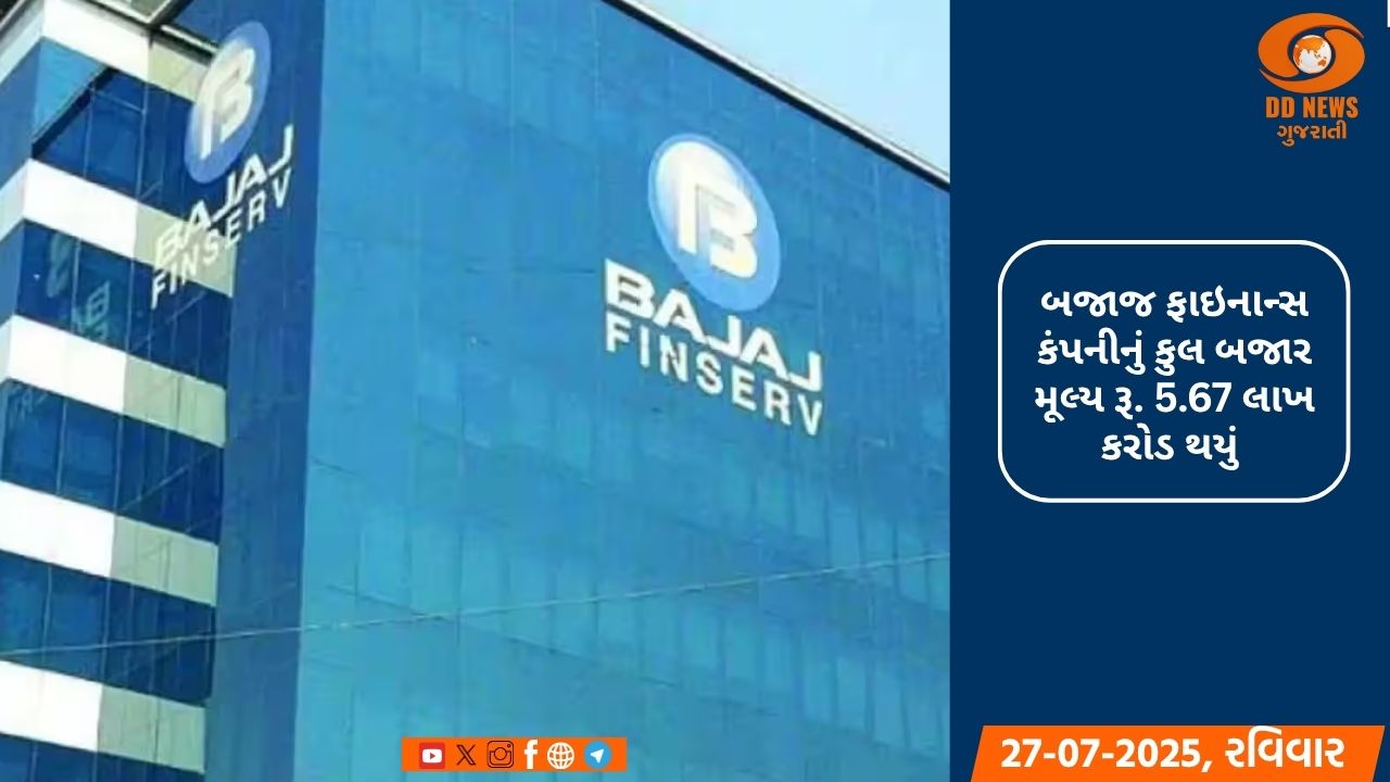 બજાજ ફાઇનાન્સનું બજાર મૂલ્યાંકન રૂ. 17,524 કરોડ ઘટ્યું