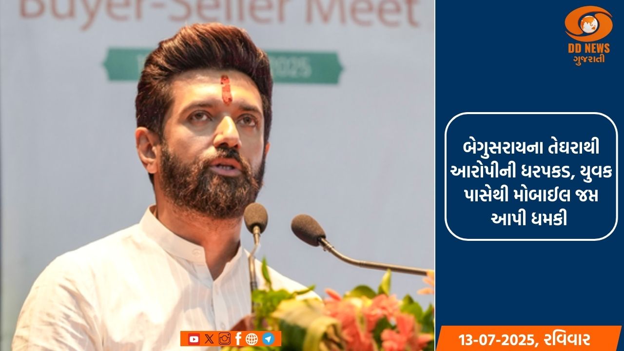 ચિરાગ પાસવાનને ધમકી આપનાર વ્યક્તિની ધરપકડ