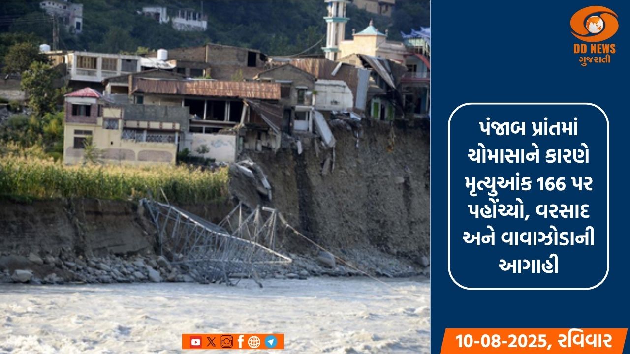 પાકિસ્તાન: પંજાબ પ્રાંતમાં ભારે વરસાદથી તબાહી