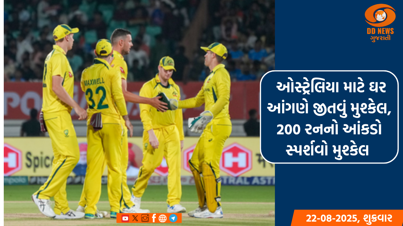 ઓસ્ટ્રેલિયા માટે ઘર આંગણે જીતવું મુશ્કેલ, 200 રનનો આંકડો સ્પર્શવો મુશ્કેલ 