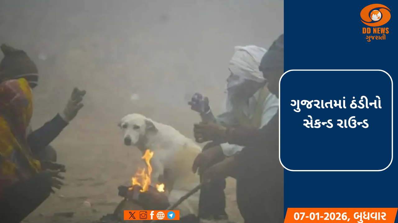 ગુજરાતમાં ઠંડીનો સેકન્ડ રાઉન્ડ: આવતીકાલથી પવનના સુસવાટા સાથે ઠંડી વધશે