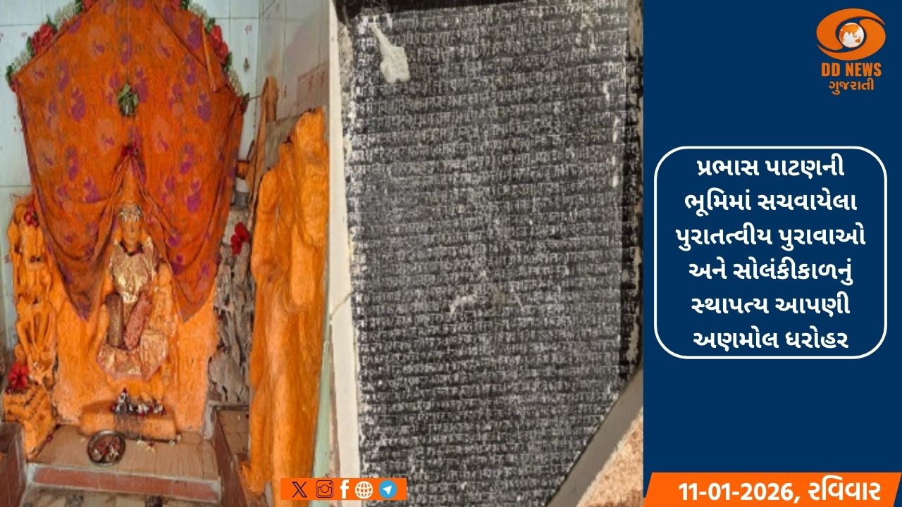 પ્રભાસ પાટણ મ્યુઝિયમમાં સચવાયેલા છે પ્રભાસ પાટણ અને સોમનાથ દેવાલયના ઈતિહાસને ઉજાગર કરતા આભિલેખિક પુરાવા અને પ્રમાણભૂત અવશેષો