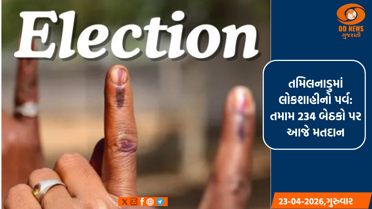 તમિલનાડુમાં લોકશાહીનો પર્વ: તમામ 234 બેઠકો પર આજે મતદાન