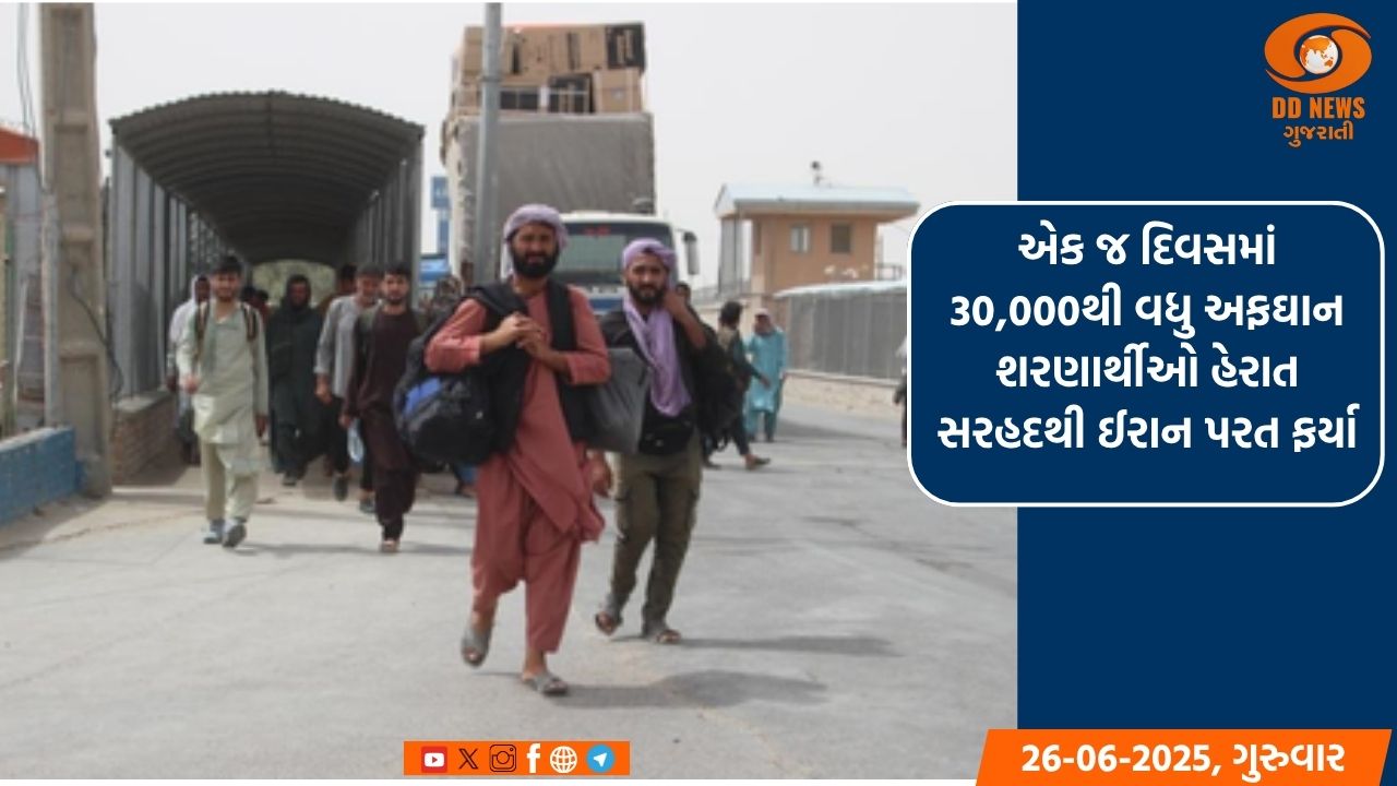 એક જ દિવસમાં 30,000થી વધુ અફઘાન શરણાર્થીઓ હેરાત સરહદથી ઈરાન પરત ફર્યા