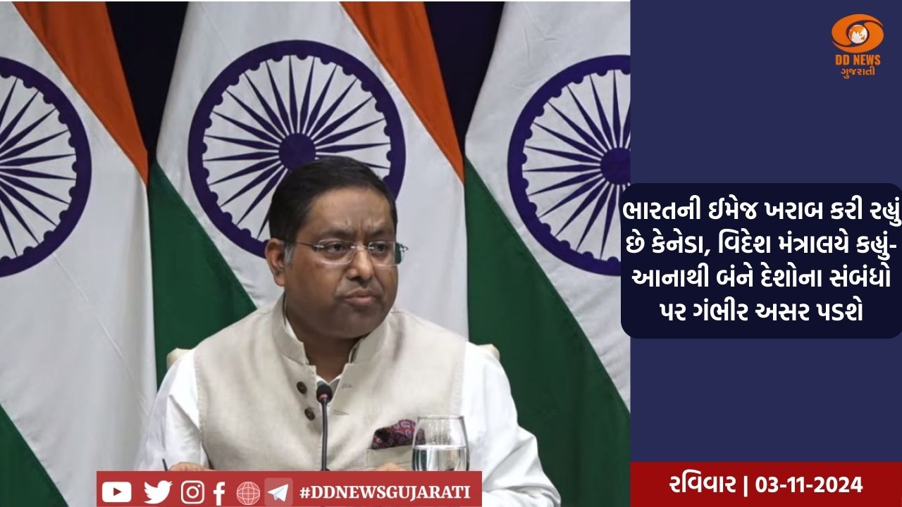 ભારતની ઈમેજ ખરાબ કરી રહ્યું છે કેનેડા, વિદેશ મંત્રાલયે કહ્યું- આનાથી બંને દેશોના સંબંધો પર ગંભીર અસર પડશે