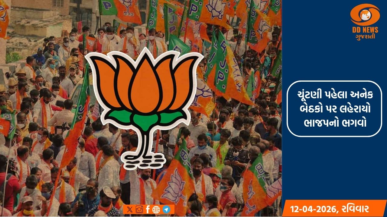 સ્થાનિક સ્વરાજની ચૂંટણી પહેલા અનેક બેઠકો પર લહેરાયો ભાજપનો ભગવો, 55 બેઠક પર ભાજપ બિનહરીફ