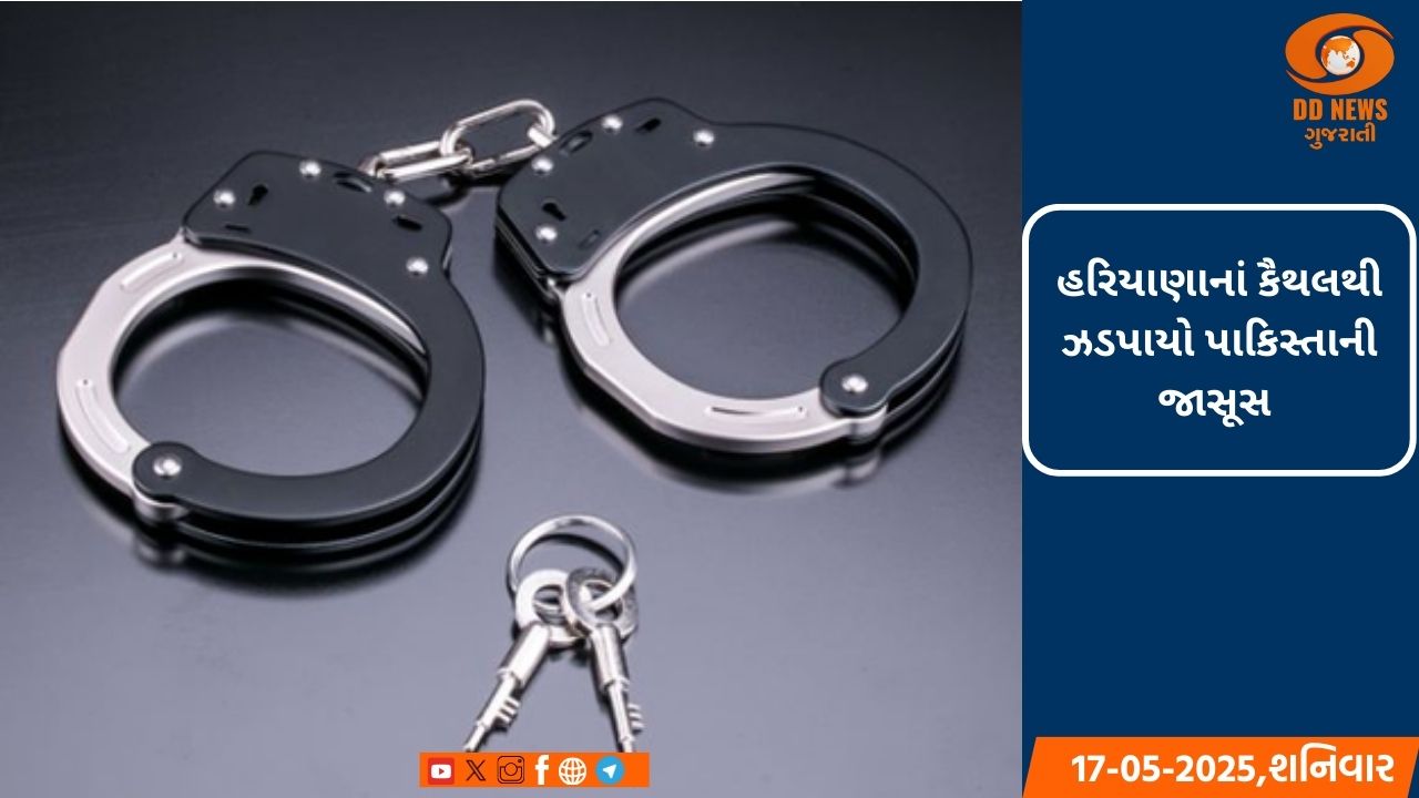 હરિયાણાનાં કૈથલ જિલ્લામાંથી ઝડપાયો પાકિસ્તાની જાસૂસ 
