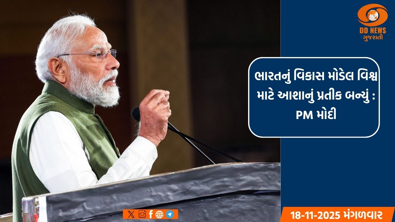 ભારતનું વિકાસ મોડેલ વિશ્વ માટે આશાનું પ્રતીક બન્યું : PM મોદી