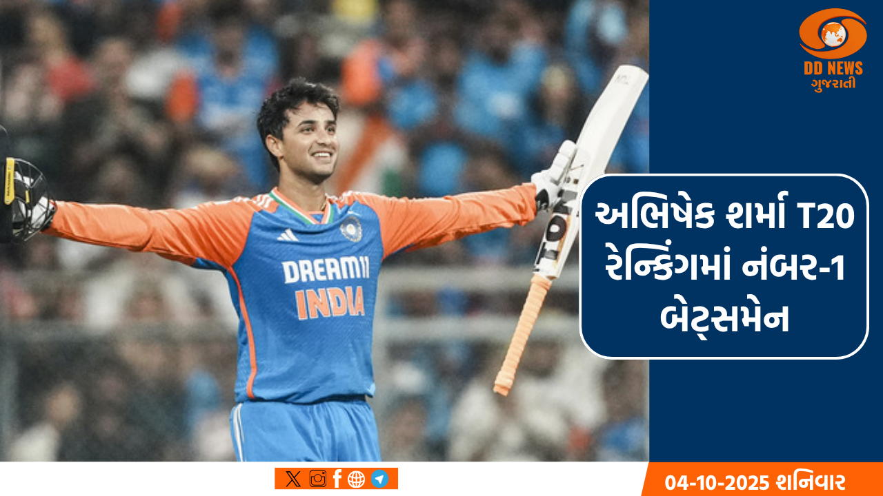 અભિષેક શર્માની ઐતિહાસિક છલાંગ, T20 રેન્કિંગમાં વિશ્વના નંબર-1 બેટ્સમેન