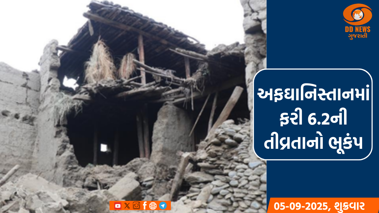 અફઘાનિસ્તાનમાં ફરી 6.2ની તીવ્રતાનો ભૂકંપ, રાહત-બચાવ કામગીરી ચાલુ