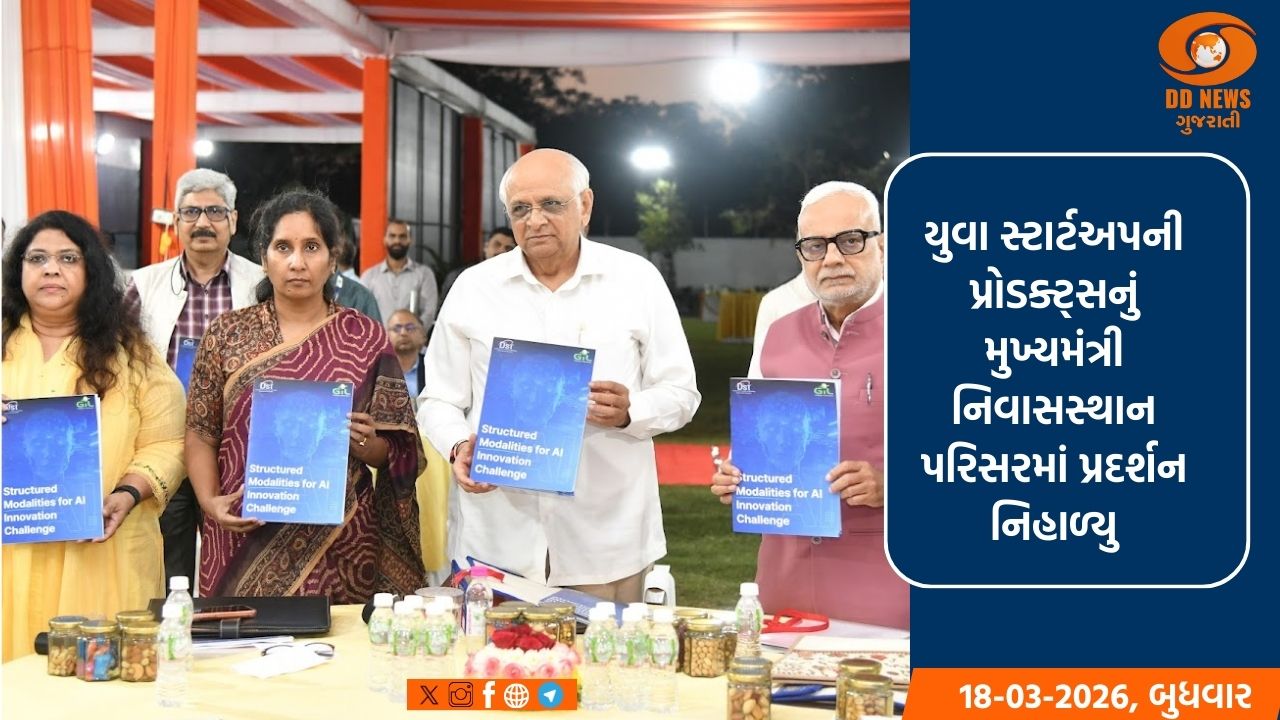 મુખ્યમંત્રી ભૂપેન્દ્ર પટેલનો એ.આઈ. સેક્ટરના યુવા સ્ટાર્ટઅપ્સને પ્રોત્સાહિત કરતો અનોખો અભિગમ