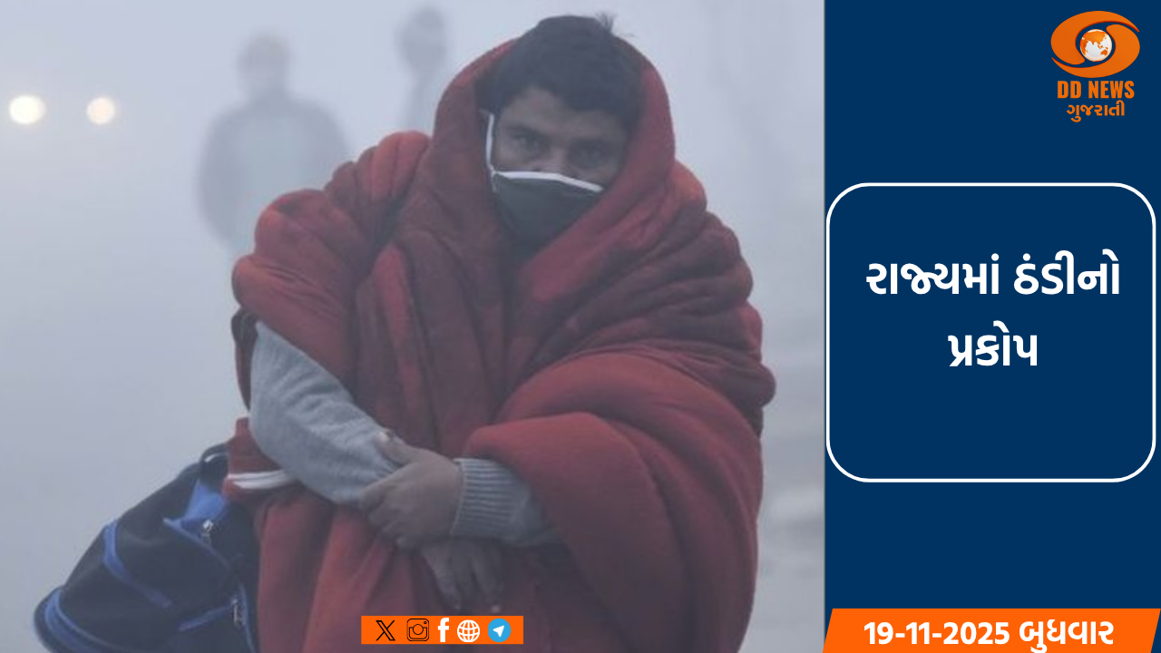 રાજ્યમાં ઠંડીનો પ્રકોપ: નલિયા 10.8°C સાથે સૌથી ઠંડું