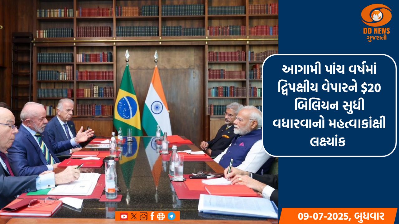 ભારત અને બ્રાઝિલ વચ્ચે ઘણા મહત્વપૂર્ણ કરારો પર  થયા હસ્તાક્ષર