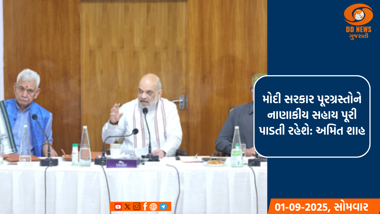 મોદી સરકાર પૂરગ્રસ્તોને નાણાકીય સહાય પૂરી પાડતી રહેશે: અમિત શાહ