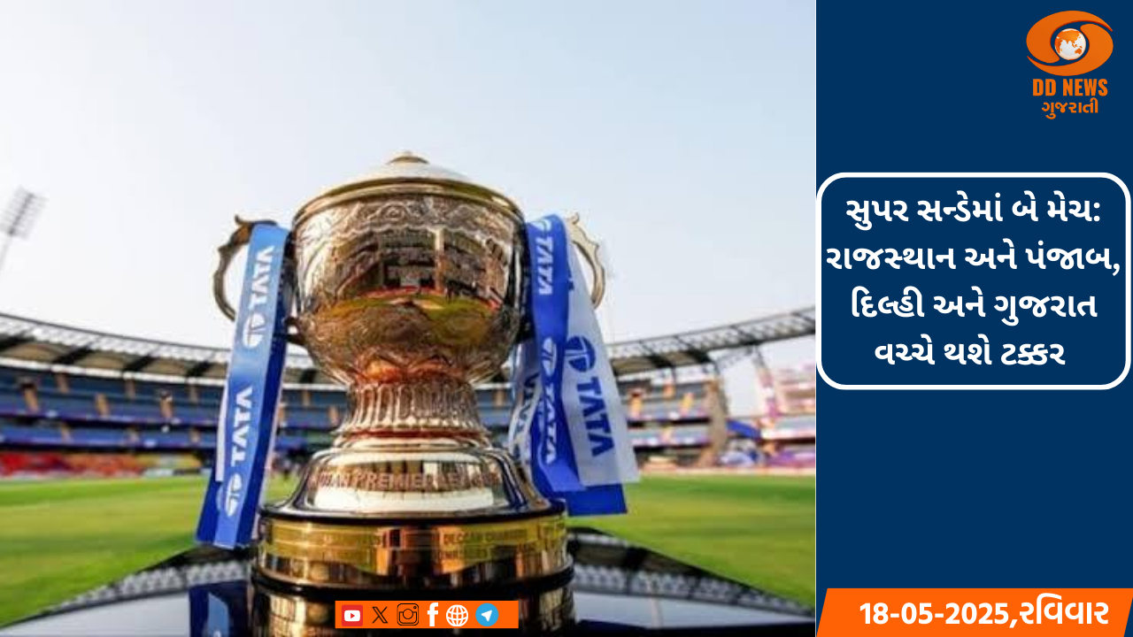 IPLમાં આજે સુપર સન્ડેમાં બે મેચ