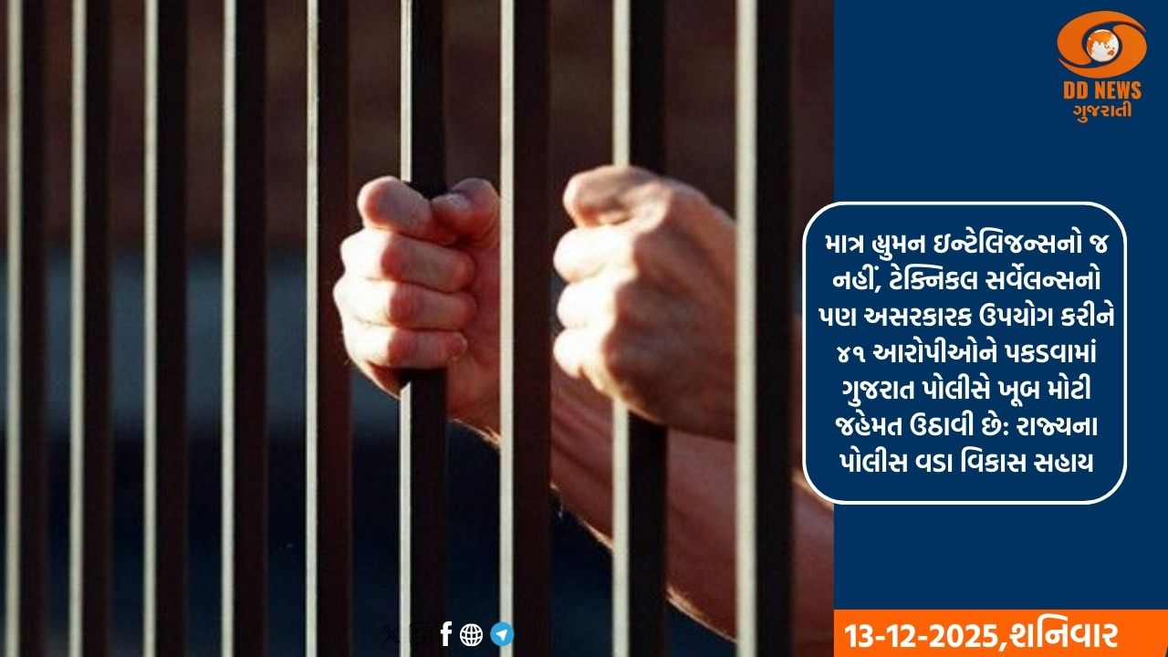 જામીન કે પેરોલ પર છૂટ્યા બાદ જેલમાં પરત ન ફરનારા આરોપીઓને પકડવા ગુજરાત પોલીસનું 'ઓપરેશન કારાવાસ'