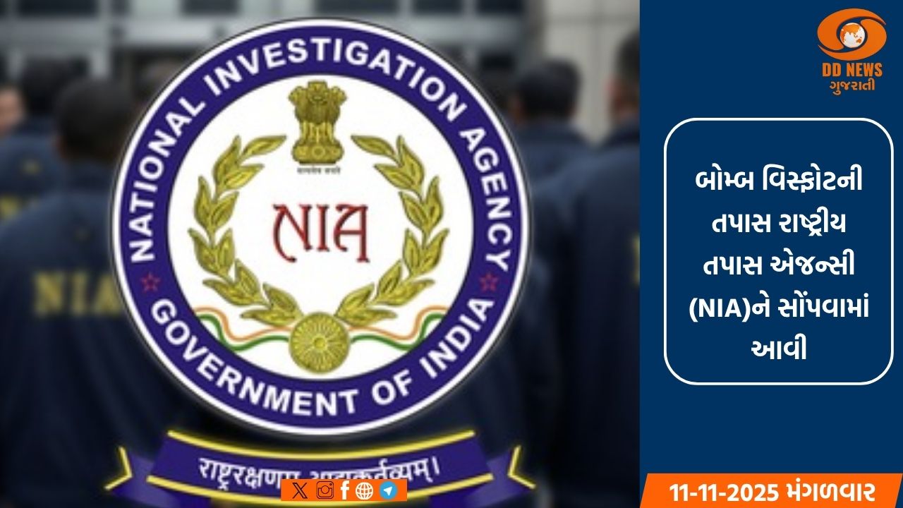 લાલ કિલ્લા બોમ્બ વિસ્ફોટની તપાસ NIA કરશે