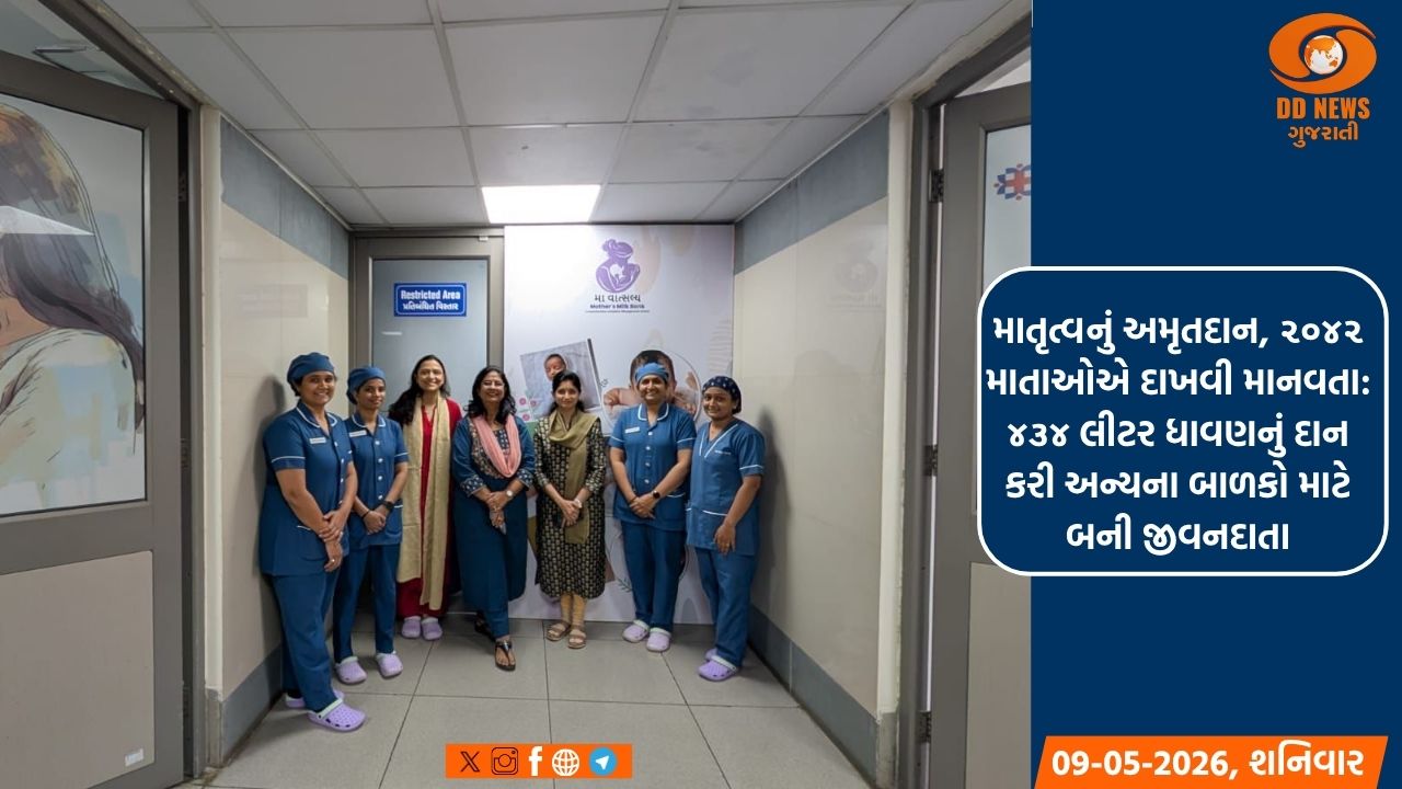 સિવિલ હોસ્પિટલની ‘મા વાત્સલ્ય’ મિલ્ક બેંકે ૪૫૧ અજાણ્યા નવજાત શિશુઓને આપ્યું નવજીવન