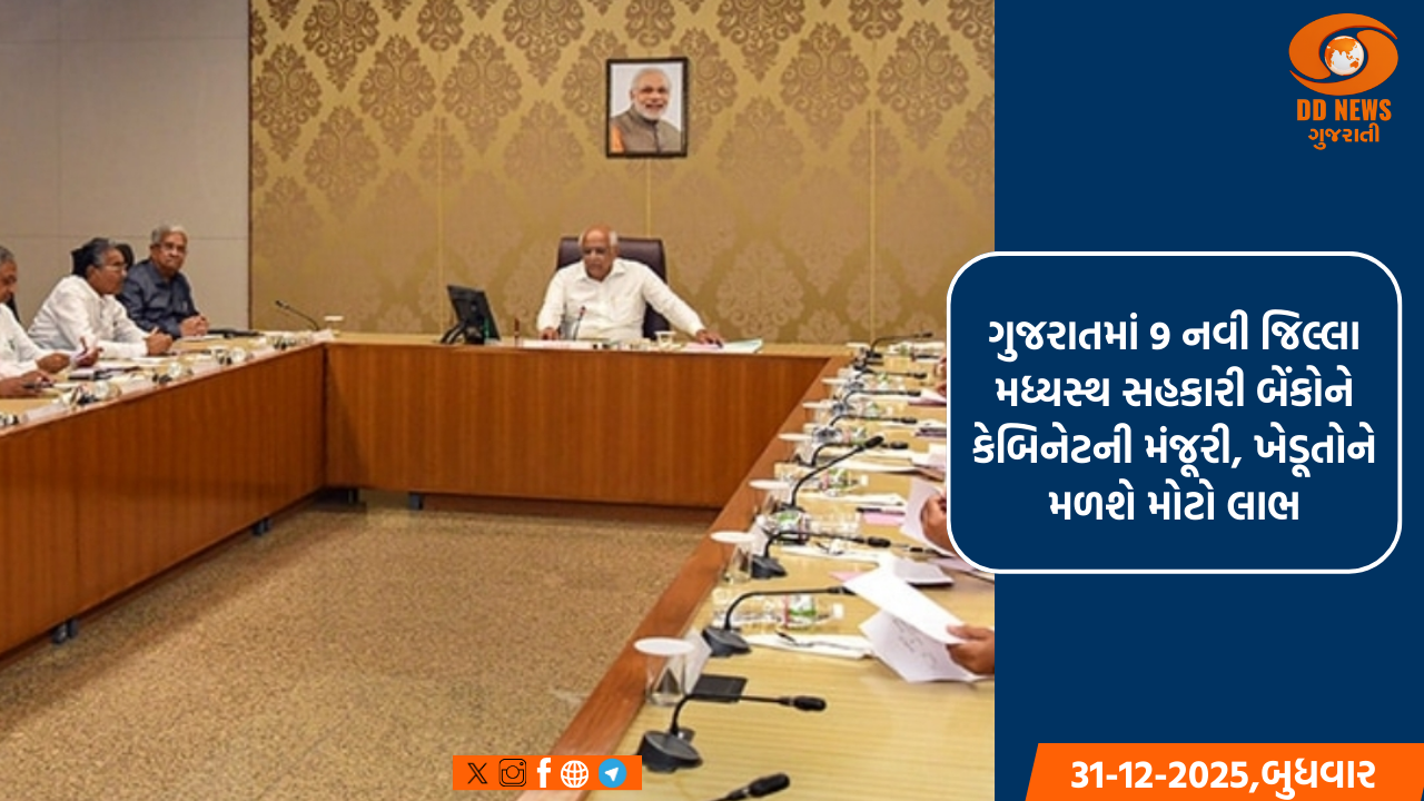 ગુજરાતમાં 9 નવી જિલ્લા મધ્યસ્થ સહકારી બેંકોને કેબિનેટની મંજૂરી, ખેડૂતોને મળશે મોટો લાભ