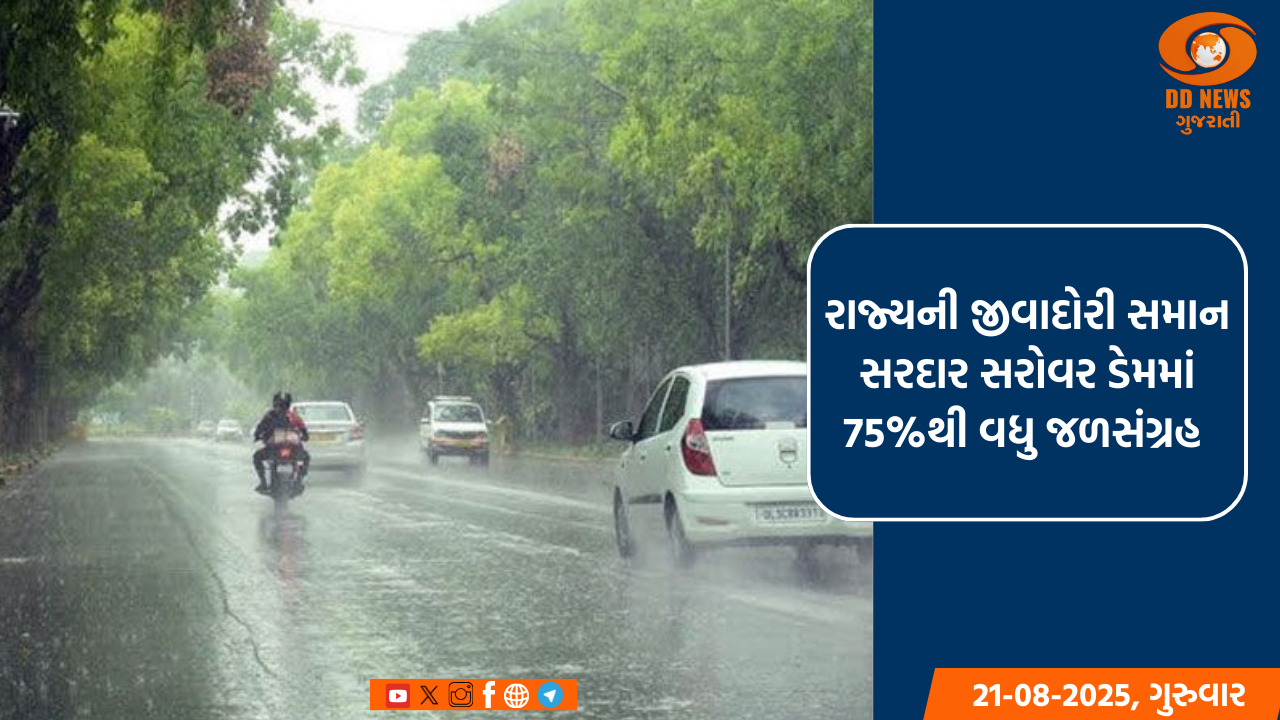 રાજ્યમાં સરેરાશ 75%થી વધુ વરસાદ નોંધાયો, દક્ષિણ ગુજરાતમાં સૌથી વધુ 78% વરસાદ વરસ્યો 