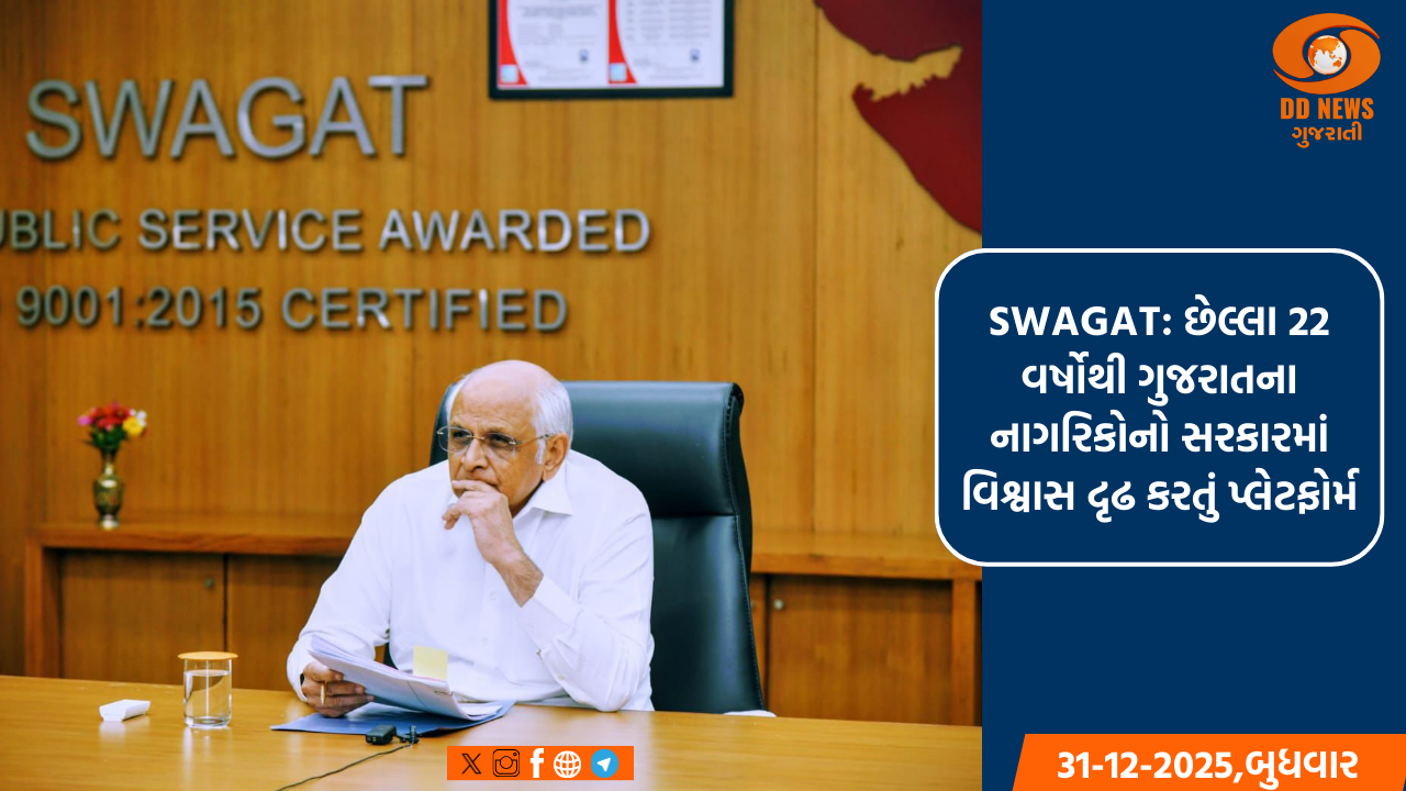 SWAGAT: છેલ્લા 22 વર્ષોથી ગુજરાતના નાગરિકોનો સરકારમાં વિશ્વાસ દૃઢ કરતું પ્લેટફોર્મ