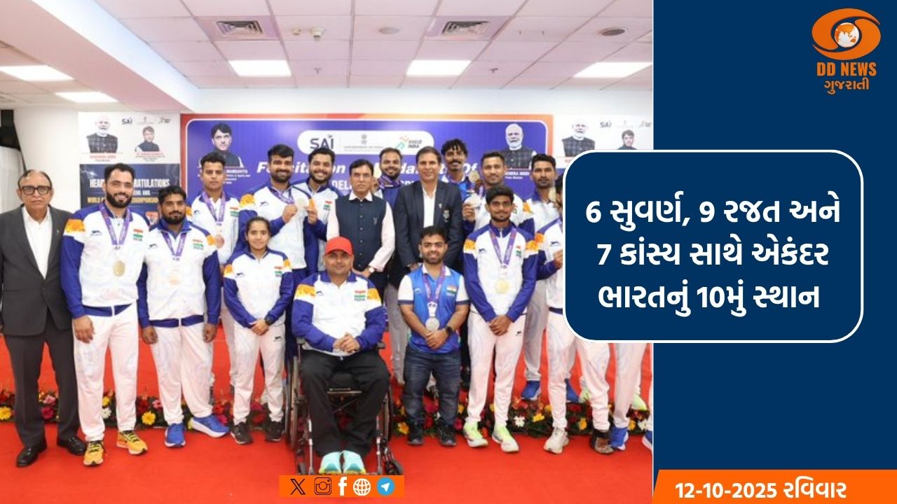 વિશ્વ પેરા એથ્લેટિક્સ ચેમ્પિયનશિપ 2025 માં ભારતના પેરા એથ્લેટ્સે 22 મેડલ મેળવ્યા 