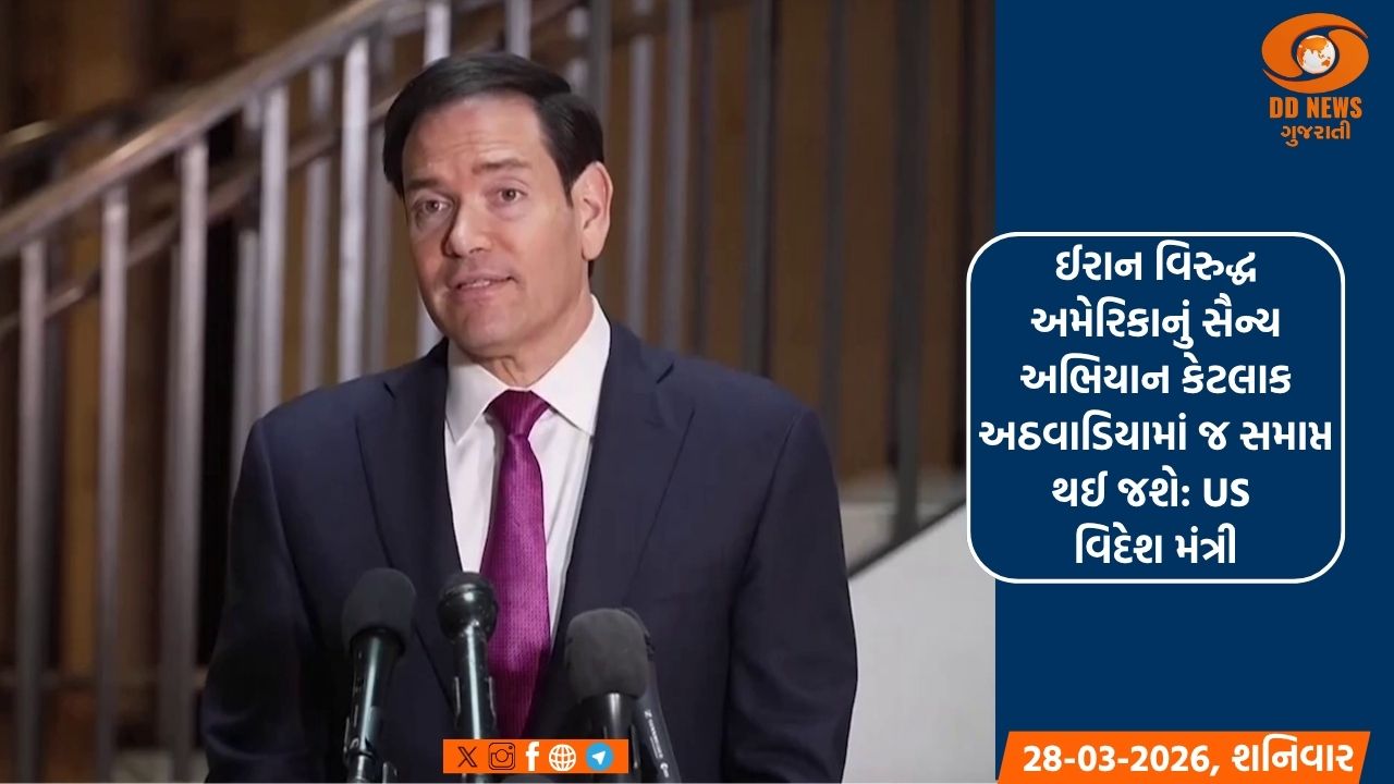 ઈરાન વિરુદ્ધ અમેરિકાનું સૈન્ય અભિયાન કેટલાક અઠવાડિયામાં જ સમાપ્ત થઈ જશે: US વિદેશ મંત્રી