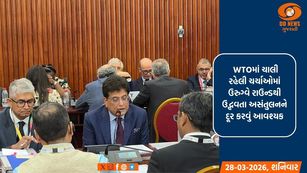 WTO સભ્યો વચ્ચે નવીનતા અને તકો સમાન રીતે વહેંચવી જોઈએ: પિયુષ ગોયલ