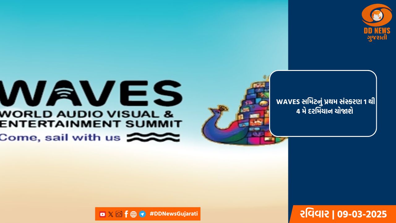 WAVES 2025: એનિમેશન ફિલ્મમેકર્સ સ્પર્ધા માટે 19 આંતરરાષ્ટ્રીય સહિત 1,290 સહભાગીઓએ પ્રવેશ અરજી કરી