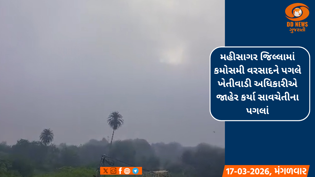 મહીસાગર: 18 થી 21 ફેબ્રુઆરી દરમિયાન કમોસમી વરસાદની આગાહી