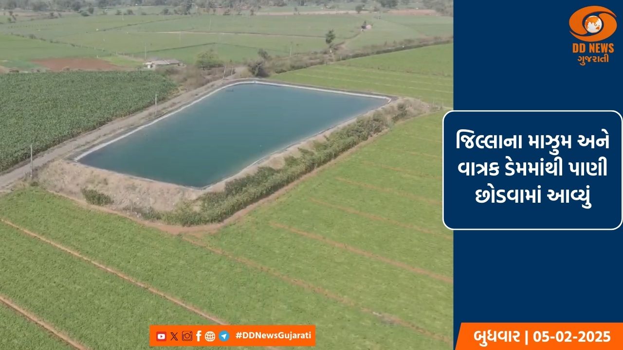 અરવલ્લી જિલ્લાના મુખ્ય બે ડેમમાંથી ત્રીજા રાઉન્ડનું પાણી છોડાયું, રવિ પાકમાં થશે બહોળો ફાયદો