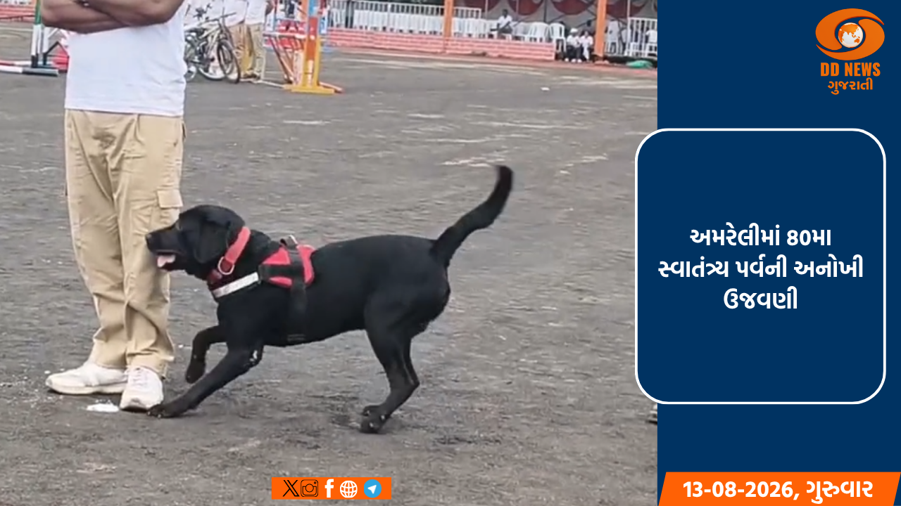 અમરેલીમાં 80મા સ્વાતંત્ર્ય પર્વની અનોખી ઉજવણી