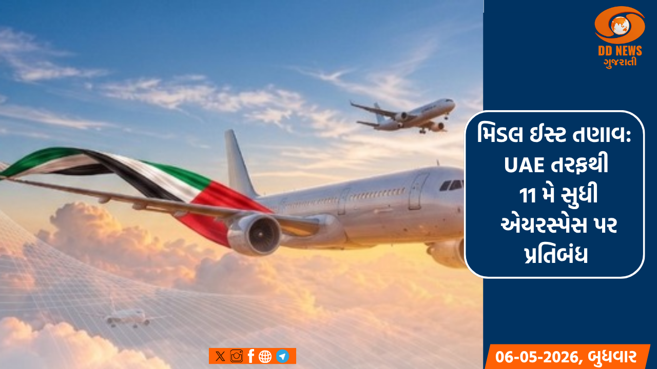 મિડલ ઈસ્ટ તણાવ: UAE તરફથી 11 મે સુધી એયરસ્પેસ પર પ્રતિબંધ 