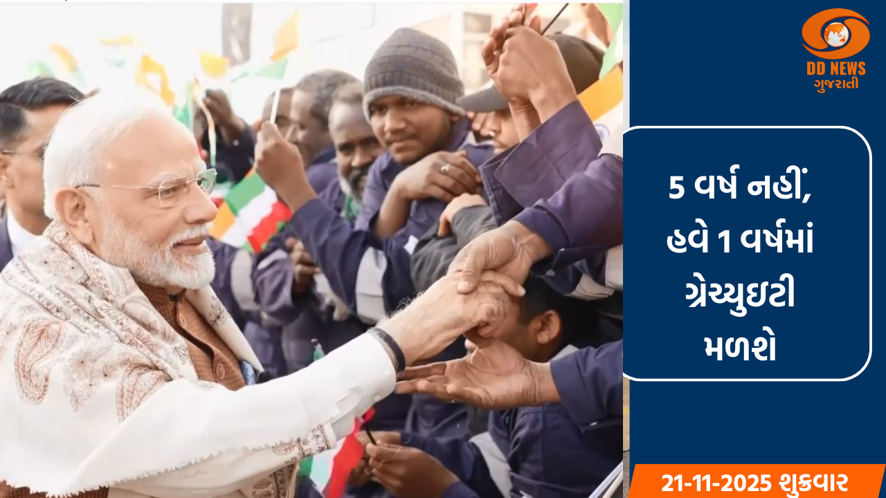 દેશમાં નવા 4 શ્રમ કાયદા લાગૂ: શ્રમિકોને સન્માન, સુરક્ષા અને અધિકારની ગેરંટી