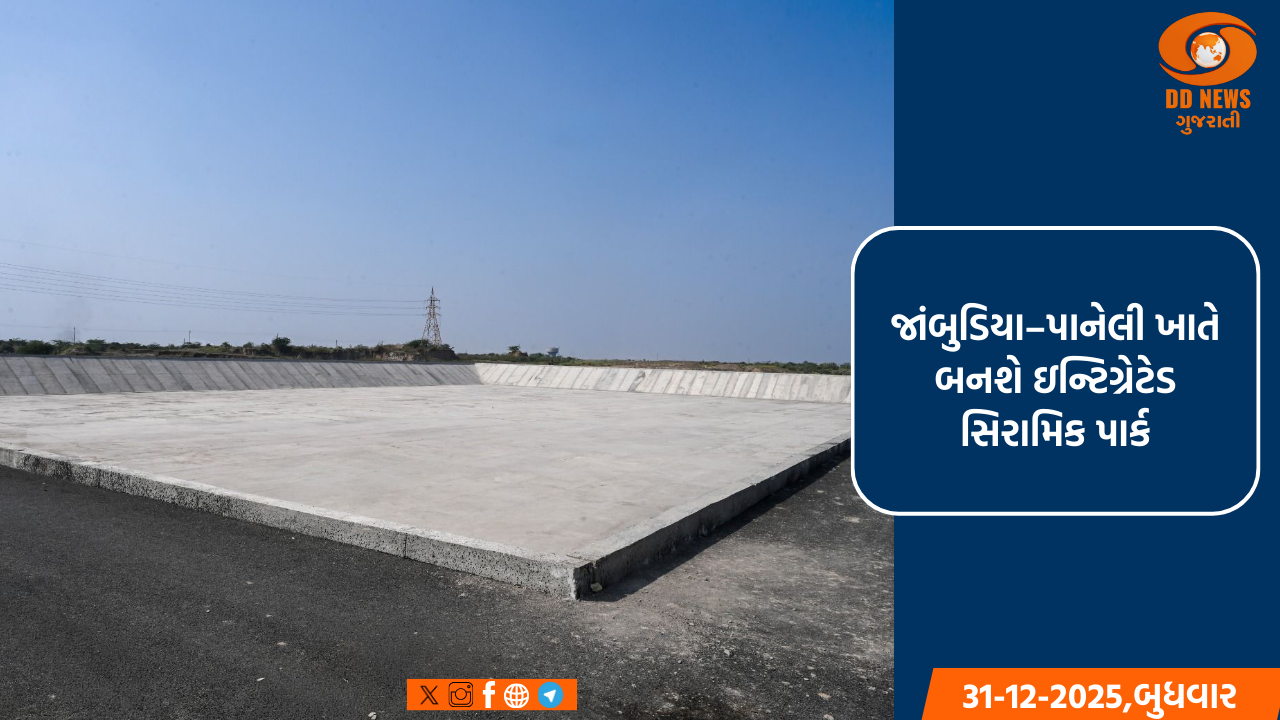 જાંબુડિયા–પાનેલી ખાતે બનશે ઇન્ટિગ્રેટેડ સિરામિક પાર્ક