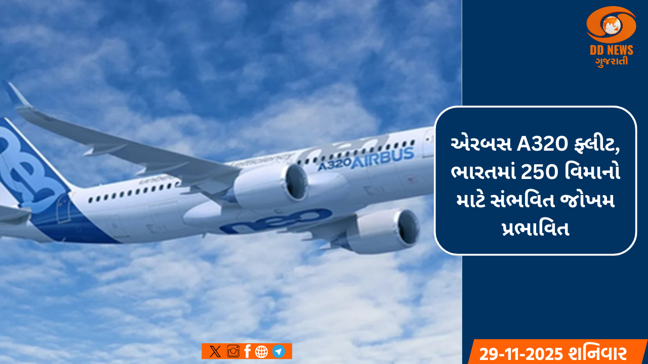 એરબસ A320 ફ્લીટ, ભારતમાં 250 વિમાનો માટે સંભવિત જોખમ પ્રભાવિત